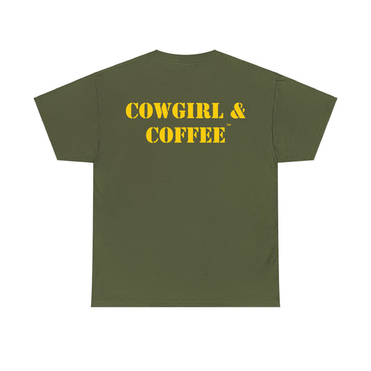 Moto Tee "Cowgirl & Coffee"